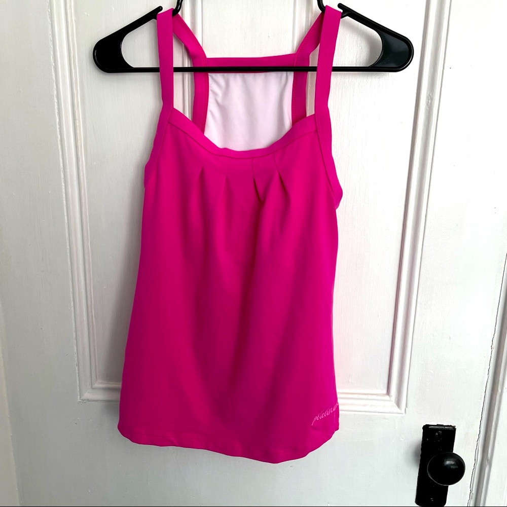 Running Bare Active wear tank size 12-14 I would say more like a medium